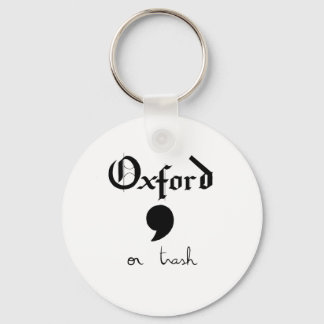 Oxford or Trash Key Ring