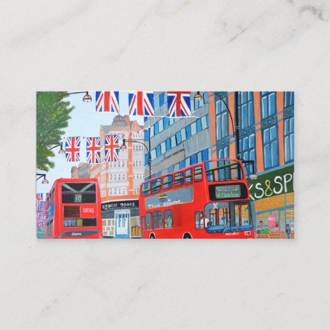 Oxford Steet Business Card (Front)