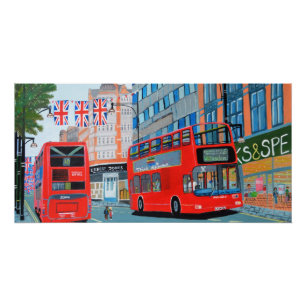 Oxford Street- Queen Dimond Jubilee Poster