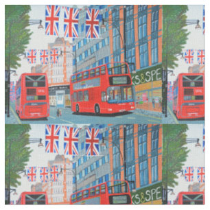 Oxford Street- Queen's Diamond Jubilee fabric 
