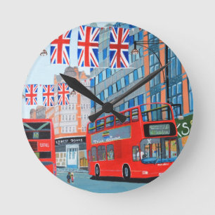 Oxford Street- Queen's Diamond Jubilee Round Clock