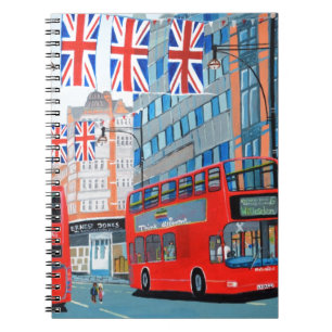 Oxford Street- Queen's Diamond Jubilee Spiral Notebook