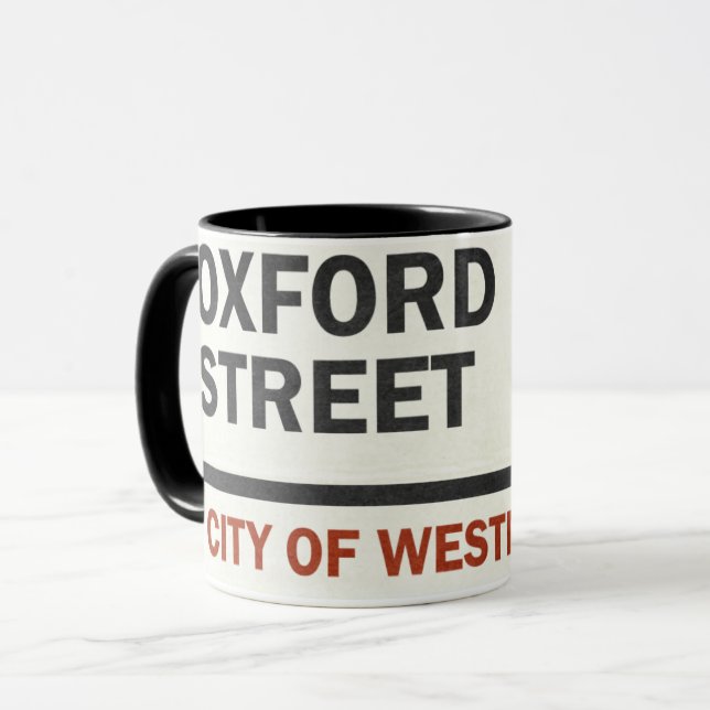 Oxford Street Sign  Mug (Front Left)