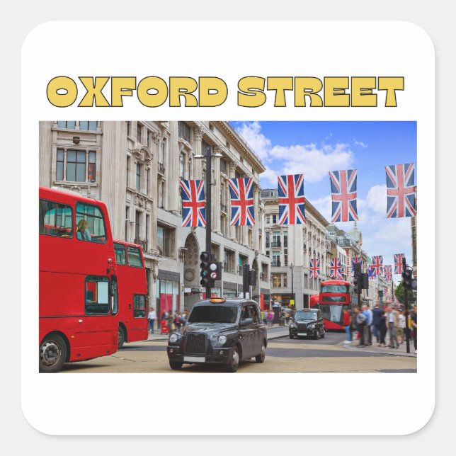 Oxford Street Stickers  (Front)