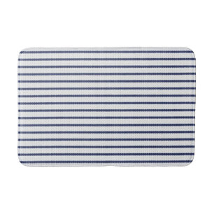 Oxford Stripe Bath Mat