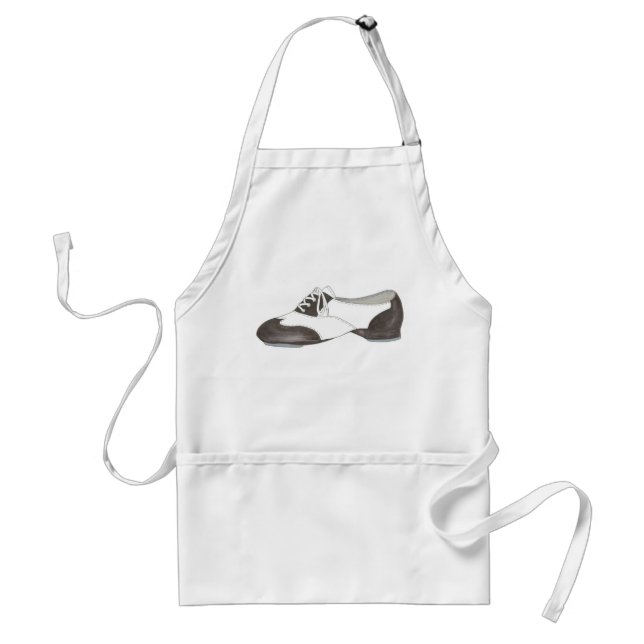 Oxford Tap Class Shoe Dance Teacher Gift Tapper Standard Apron (Front)