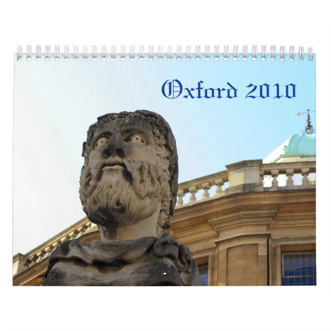 Oxford, UK 2010 Calendar (Cover)