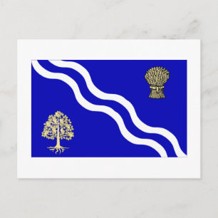 Oxfordshire Flag Postcard