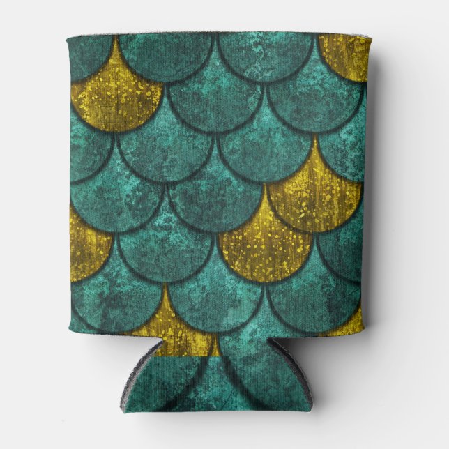 Oxide Metallic: Fish Scales Texture Can Cooler (Front)