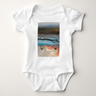 Oxidised Metal Baby Bodysuit