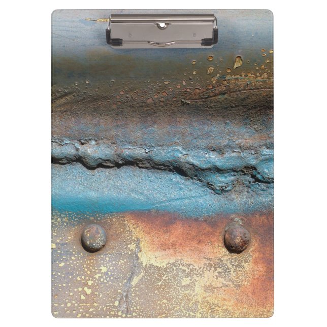 Oxidised Metal Clipboard (Front)