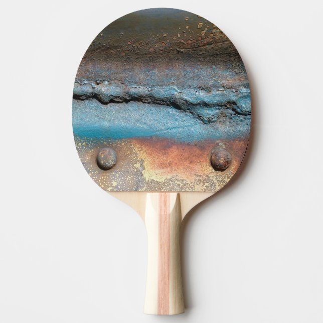 Oxidised Metal Ping Pong Paddle (Front)
