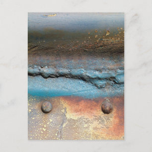 Oxidised Metal Postcard