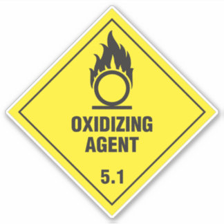 Oxidising Agent 5.1 Label