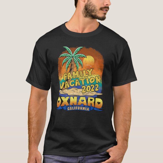 Oxnard California Family Vacation 2022 Beach Souve T-Shirt (Front)