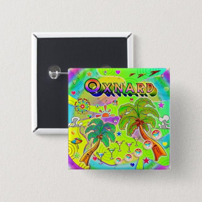 Oxnard Mind Focus Button (Front & Back)