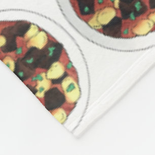 Oxtail and Broad Beans Stew Jamaican Food Fleece Blanket