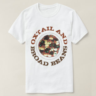 Oxtail and Broad Beans Stew Jamaican Food T-Shirt