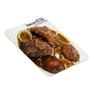 Oxtail Brown Stew Refrigerator Magnet