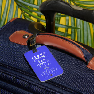 Oxygen 888 Name of Jesus  Luggage Tag
