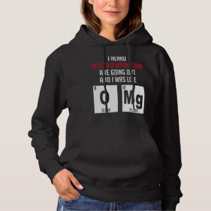 Oxygen And Magnesium   Nerd Chemistry Hoodie