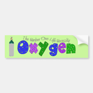"Oxygen" Respiratory Therapist T-Shirts & Gifts Bumper Sticker