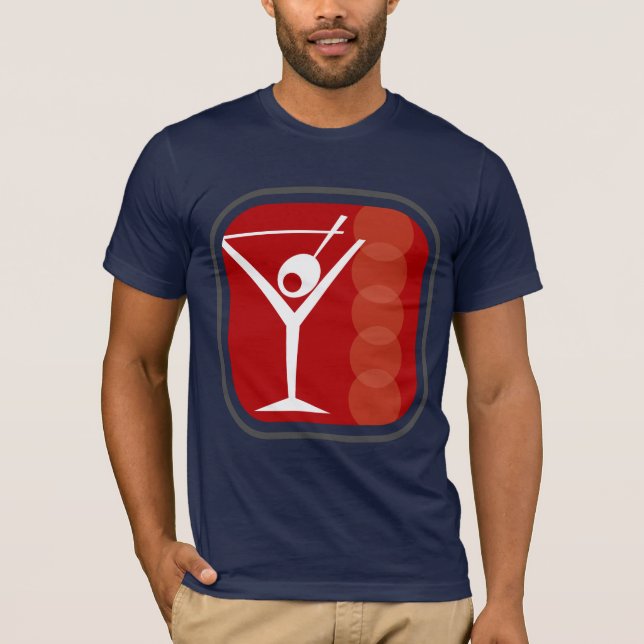 Oxygentees Martini T-Shirt (Front)
