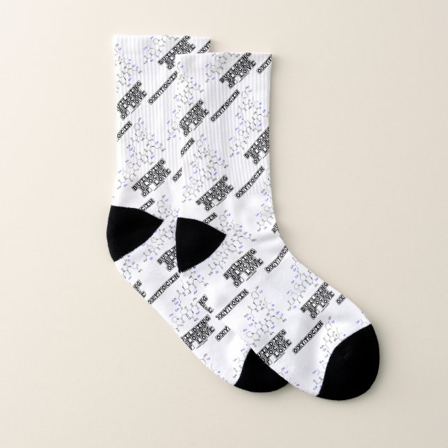 Oxytocin Building Blocks Of Love Chemistry Socks (Pair)