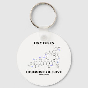 Oxytocin Hormone Of Love (Chemistry) Key Ring