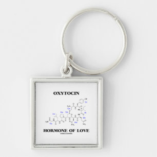 Oxytocin Hormone Of Love (Chemistry) Key Ring