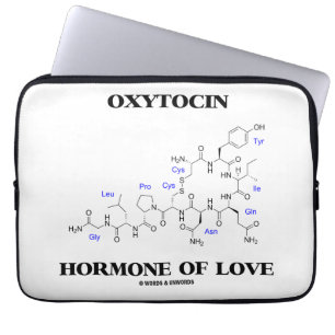 Oxytocin Hormone Of Love (Chemistry) Laptop Sleeve