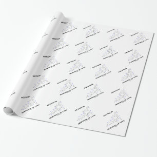 Oxytocin Hormone Of Love (Chemistry) Wrapping Paper