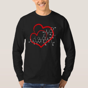 Oxytocin Molecule Love Science Teacher Valentines T-Shirt