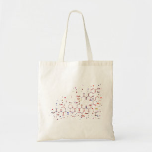 Oxytocin molecule ,molecules of love tote bag