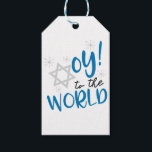 Oy to the World Gift Tags<br><div class="desc">Hanukkah Humour
Oy to the World</div>