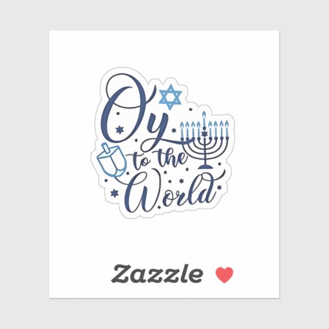 Oy to the World Hanukkah Jewish Funny  (Sheet)