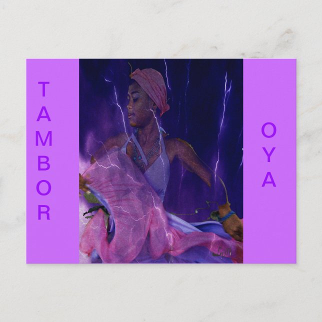 OYA DANCING BY LIZ LOZ POSTCARD (Front)