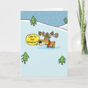 Oye to the World Hanukkah Card