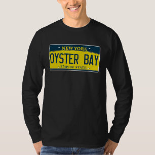 Oyster Bay Long Island New York Neighborhood Licen T-Shirt