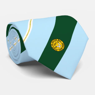 Oyster Bay (New York) city flag Neck Tie