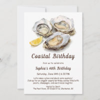 Oyster Birthday Party | Elegant Coastal 