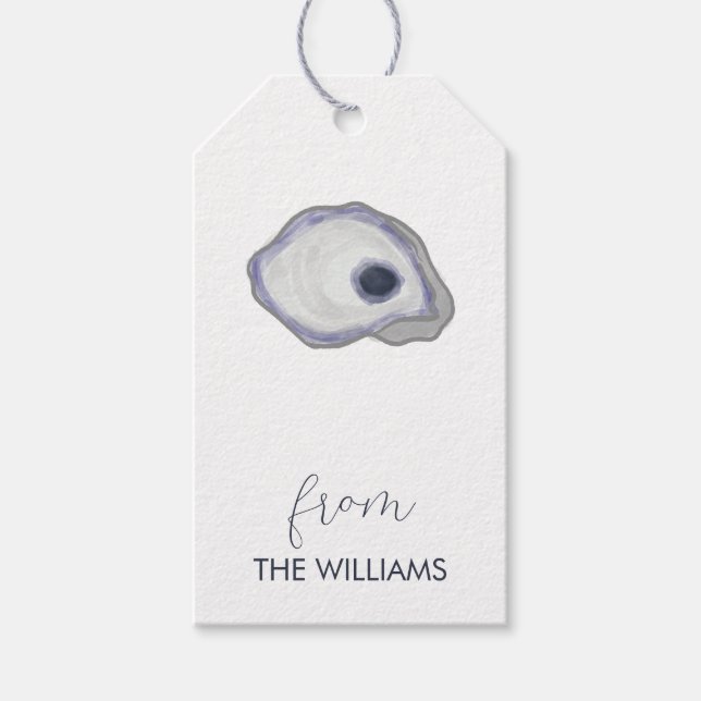 Oyster Custom Gift Tags (Front)