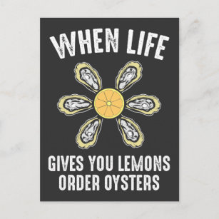 Oyster Eating - Sea Food Gourmet Postcard