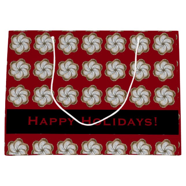 Oyster Flower Gift Bag - Design C (Front)