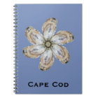 Oyster Flower Notebook - Design A Blue