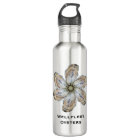 Oyster Flower Water Bottle - Design A