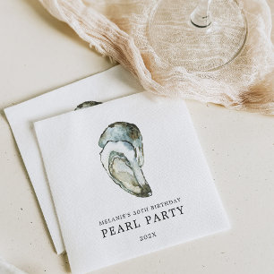 Oyster Pearl Party Dual Oysters Napkin