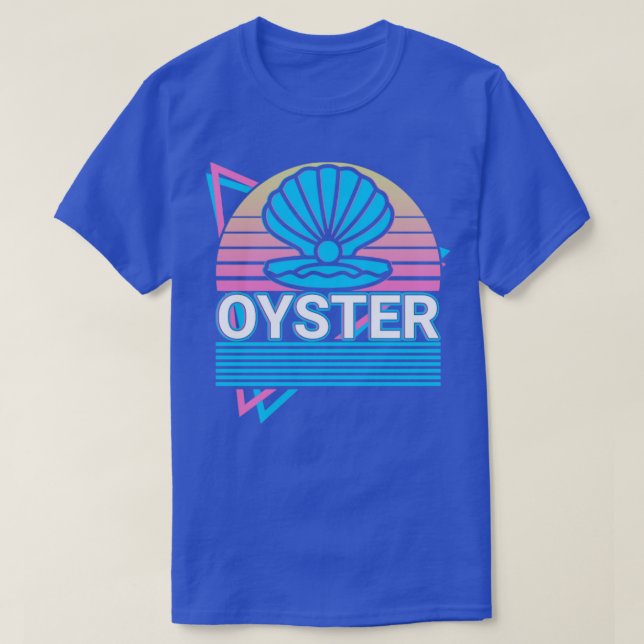 Oyster Pearl Shell Retro Gift T-Shirt (Design Front)