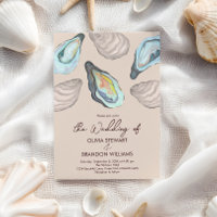 Oyster Roast Coastal Seaside Watercolor Wedding