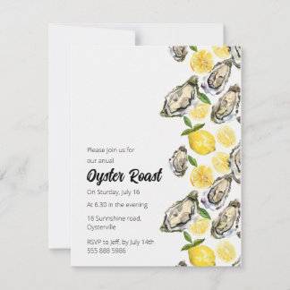 Oyster roast invitation